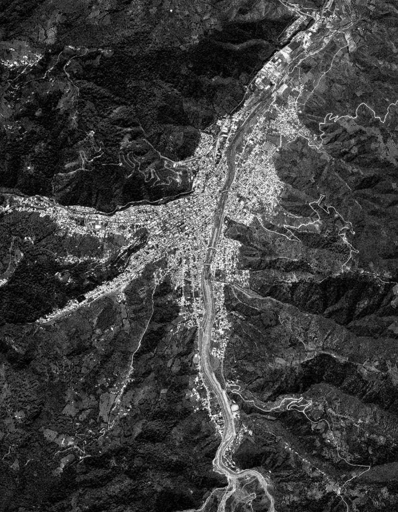 Photo Project Tacana. Mountains and borders from the sky